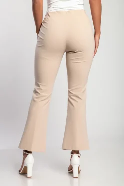 Pantaloni eleganti in cotone, beige