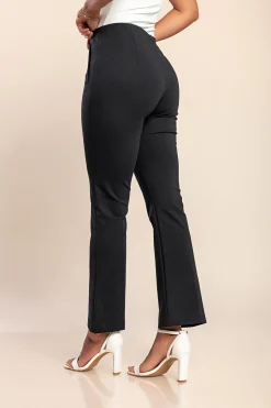 Pantaloni eleganti in cotone, neri