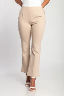 Pantaloni eleganti in cotone, beige