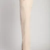 Pantaloni eleganti lunghi con pantalone dritto Tordina, beige