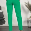 Pantaloni eleganti lunghi con pantalone dritto Tordina, verde