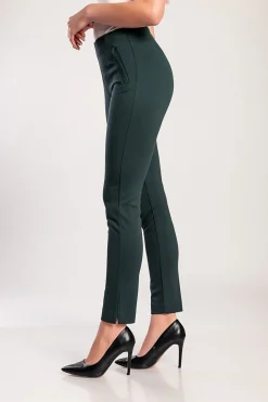 Pantaloni eleganti, verde scuro