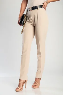 Pantaloni lunghi eleganti, beige