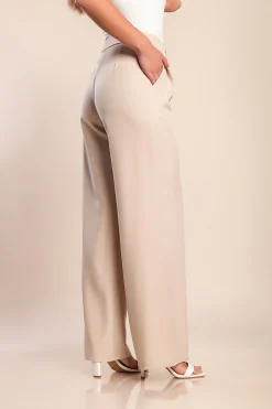 Pantaloni lunghi eleganti, beige
