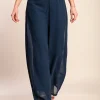 Pantaloni lunghi eleganti Veronna, blu scuro