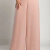Pantaloni lunghi eleganti Veronna, rosa