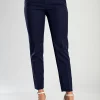 Pantaloni lunghi eleganti, blu scuro