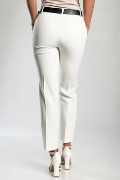 Pantaloni lunghi eleganti, bianchi
