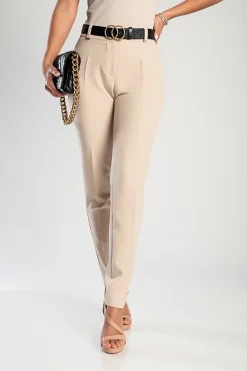 Pantaloni lunghi eleganti, beige