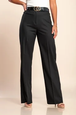 Pantaloni lunghi eleganti, colore nero