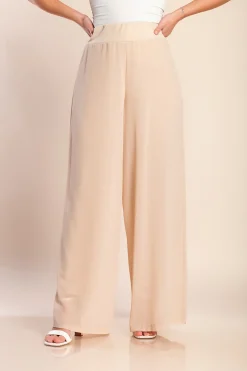 Pantaloni lunghi eleganti Veronna, beige