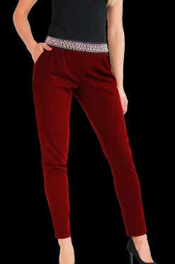 PANTALONI SHELLY, BORDEAUX