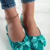 Scarpe con fiocco decorativo, verde