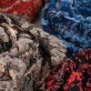 Set di 4 sciarpe, multicolore