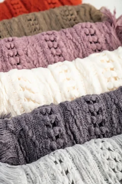 Set di 6 sciarpe, multicolori