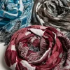 Set di 4 sciarpe, multicolore
