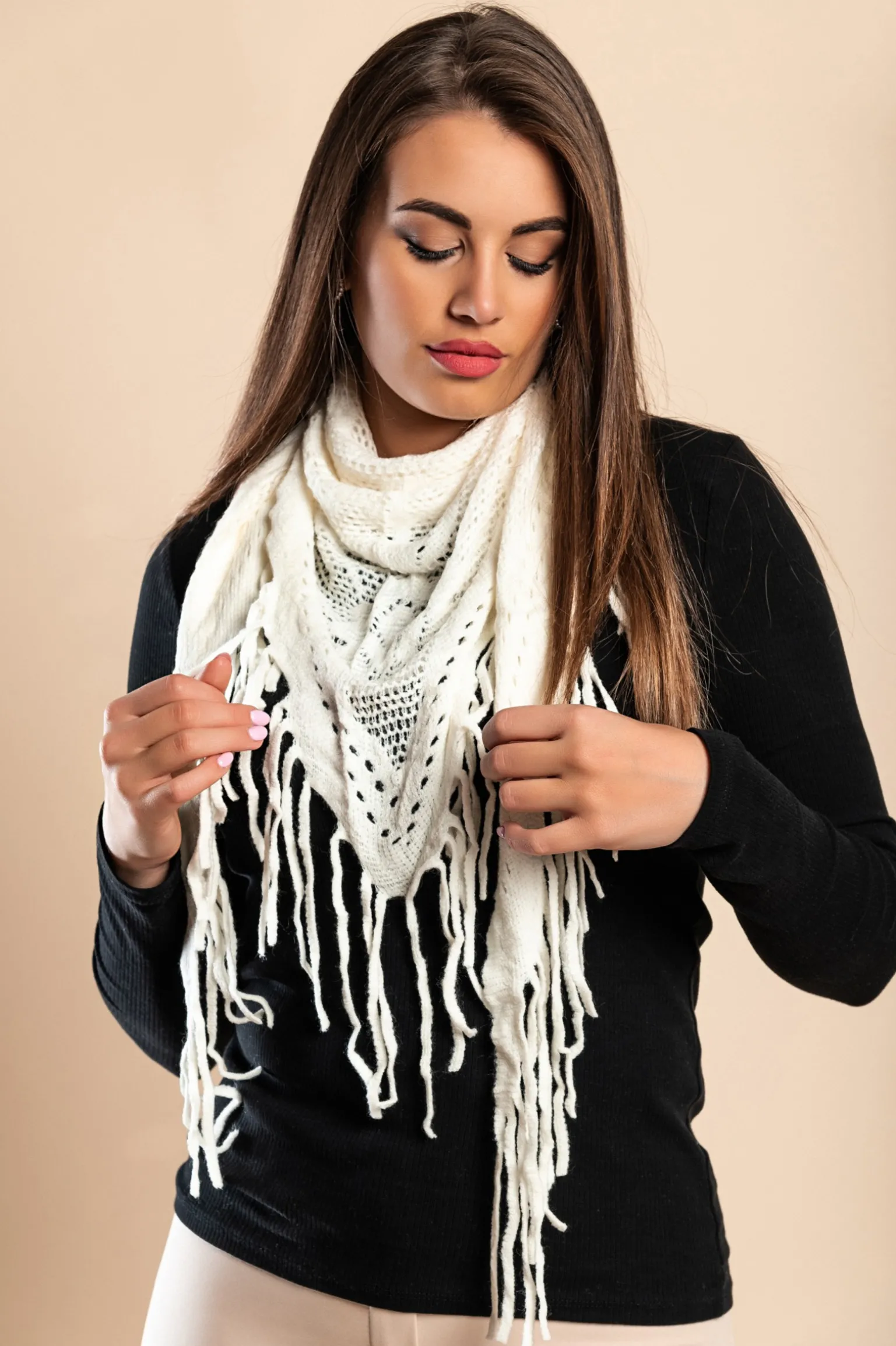 Set di 6 sciarpe, multicolori