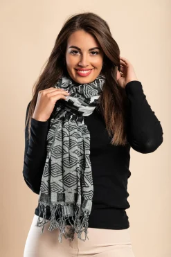 Set di 4 sciarpe, multicolore