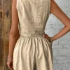 Set di lino, beige