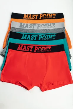 Set di quattro boxer da uomo, colori vari