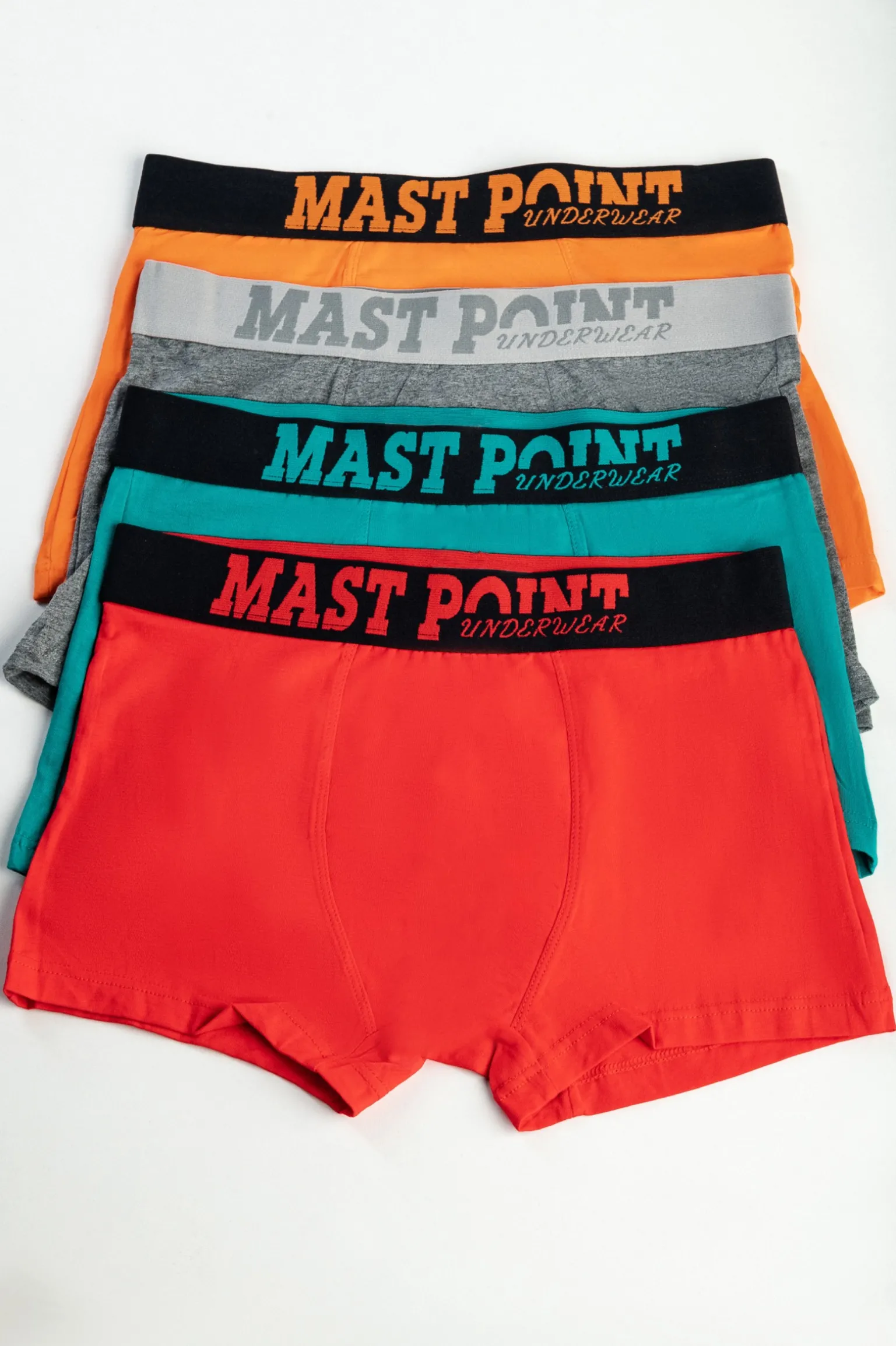 Set di quattro boxer da uomo, colori vari