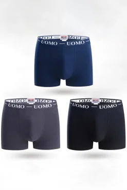 Set di tre boxer da uomo, vari colori