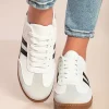 Sneakers alla moda, colore bianco