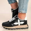 Sneakers alla moda, colore nero