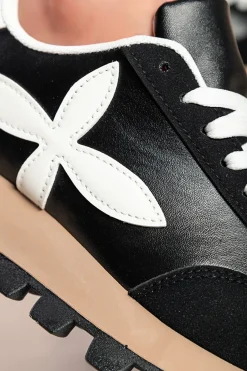 Sneakers alla moda, colore nero