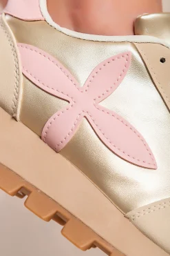 Sneakers alla moda, colore beige