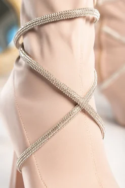 Stivaletti con tacco Verres, beige