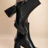 Stivaletti eleganti con tacco alto, U4AX89688, nero