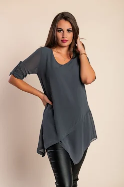 TUNICA ROSALIE - GRIGIO