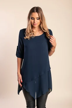 Tunica Rosalie, Blu Scuro