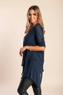 Tunica Rosalie, Blu Scuro