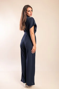 Tuta a maniche corte, blu scuro