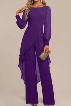 Tuta elegante, viola