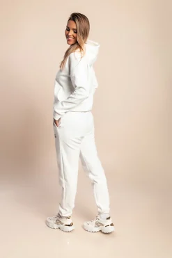Tuta in cotone due pezzi, Bianco