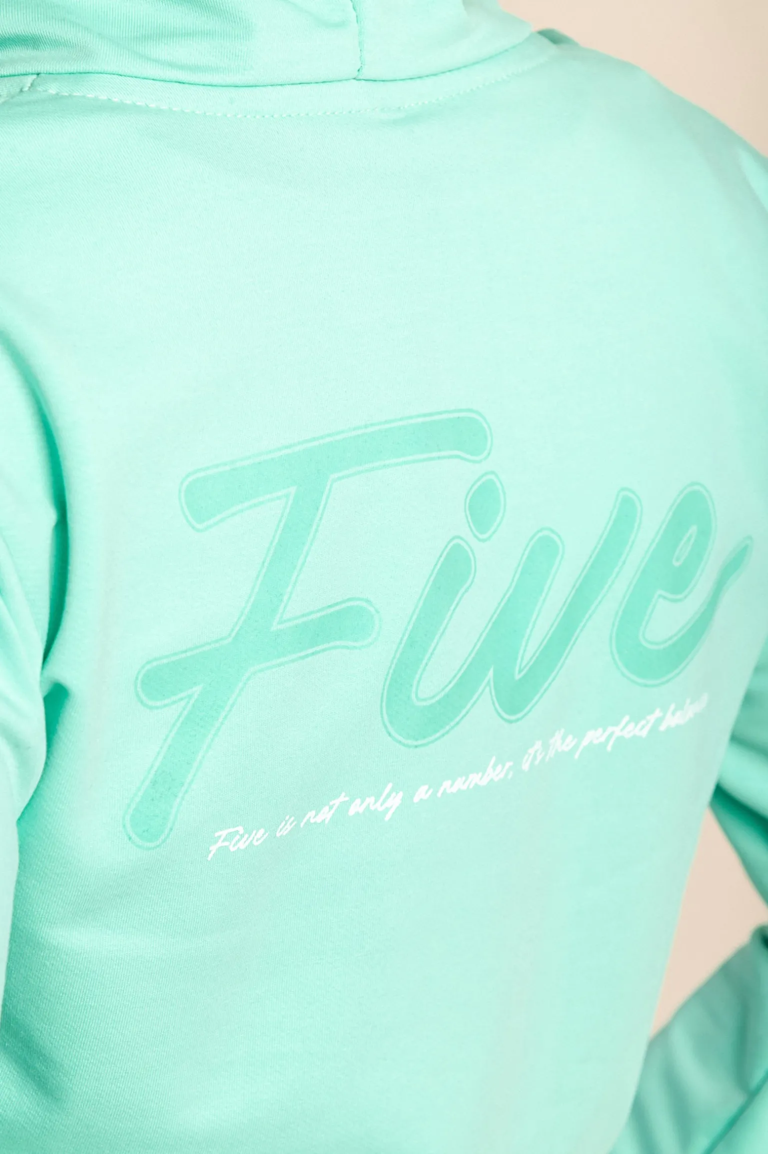 Tuta in cotone due pezzi, menta