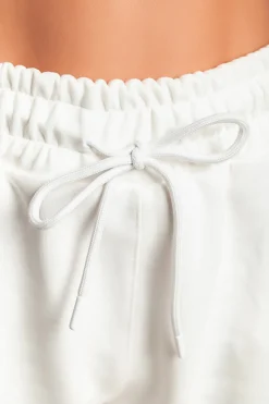 Tuta in cotone due pezzi, Bianco