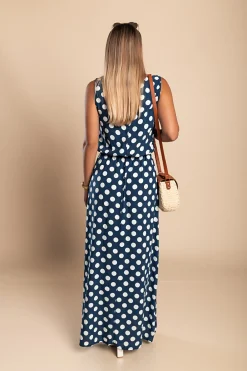 VESTITO DOTTIE - BLU SCURO