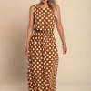 VESTITO DOTTIE - MARRONE