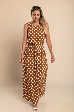 VESTITO DOTTIE - MARRONE