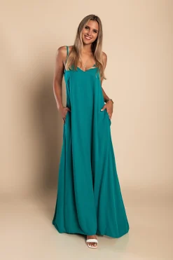 Vestito estivo lungo Yasmine, menta