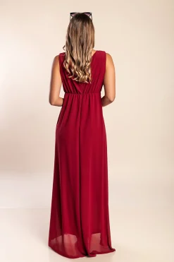 VESTITO GRACIANA, BORDEAUX