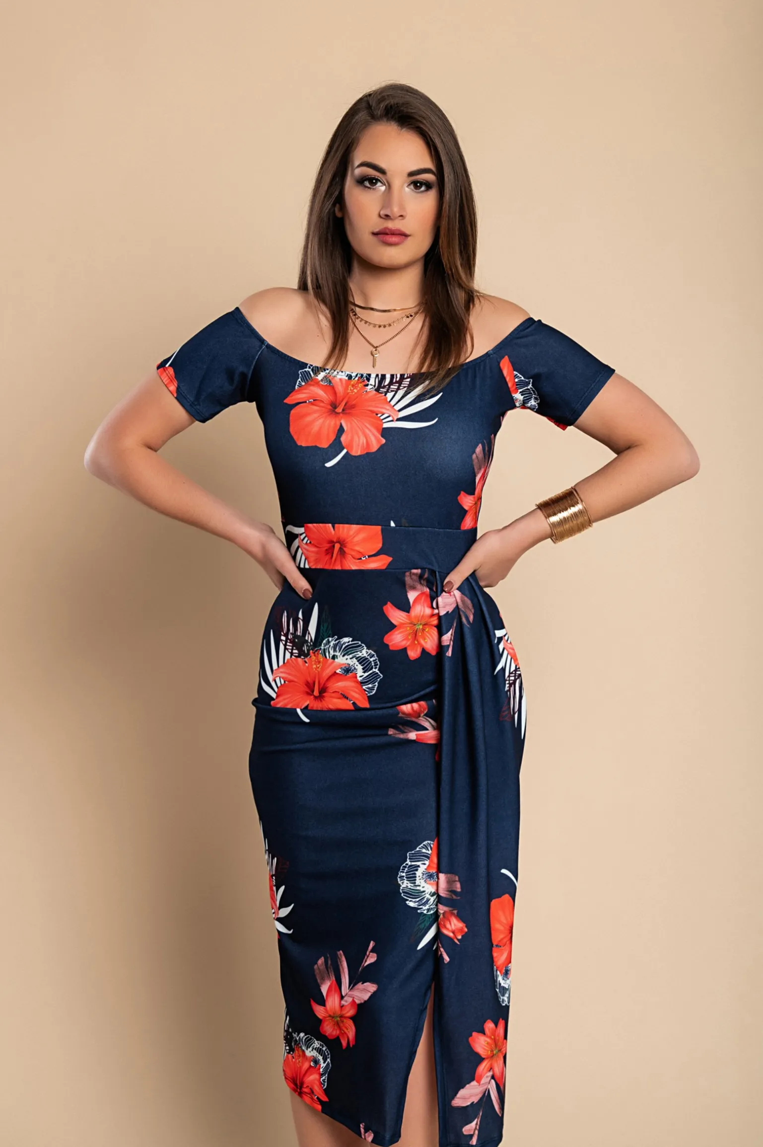 VESTITO JUANI - ROSSO