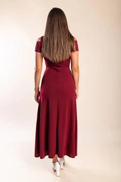 VESTITO NESSA, BORDEAUX